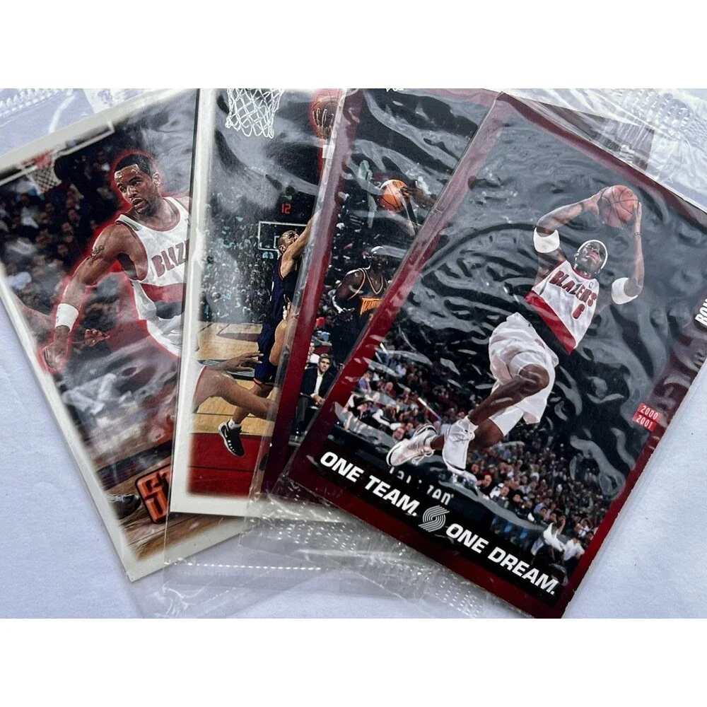 2000 Portland Trail Blazers 4 Card Lot Shawn Kemp Sabonis Bonzi Wells Stoudamire